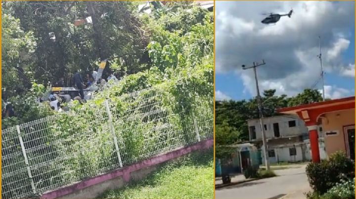 VIDEO | Se desploma helicóptero de la Marina en Tabasco; fallecen tres tripulantes