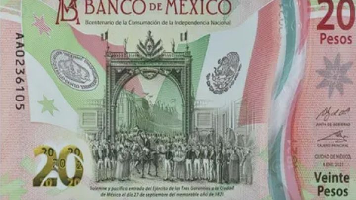 Coleccionistas ofrecen hasta 800 mil pesos por raro billete de 20 pesos ¿tú lo tienes?