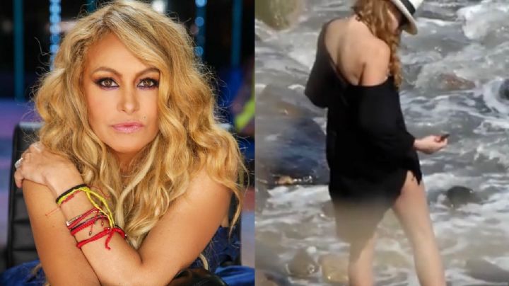 El VIDEO por el que Paulina Rubio es tendencia: Así fue captada haciendo del baño en la playa