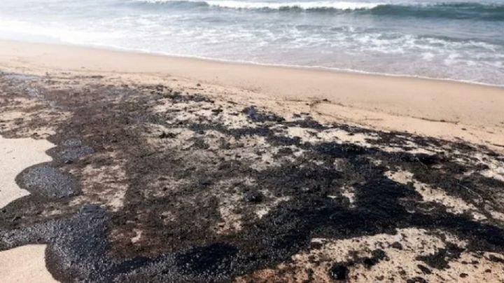 Derrame de petróleo en Playas de Oaxaca contamina costas de Brasil, Azul y Punta Conejo