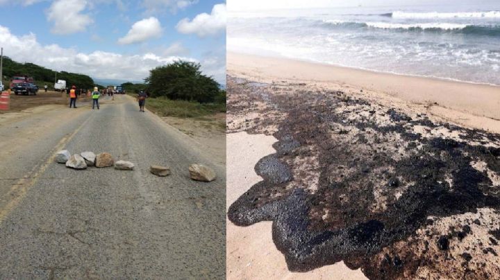 Bloqueo en Oaxaca hoy 26 de octubre: pescadores exigen atención a Pemex tras derrame de petróleo