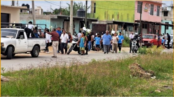 Familiares despiden a la pequeña que murió atropellada por una pipa en Trinidad de Viguera