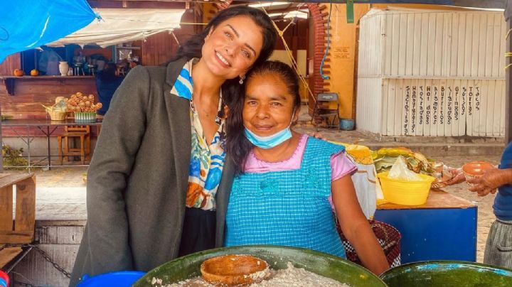 Aislinn Derbez visita Oaxaca y presume todo lo que aprendió en el estado