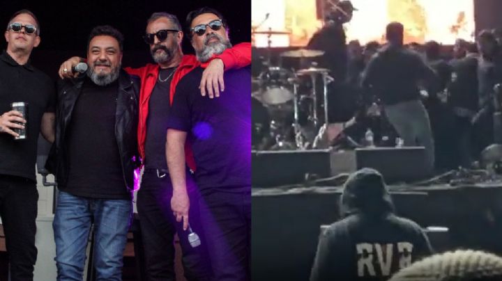 ¡Se armó la campal! Molotov y Los Miserables se pelean en pleno escenario | VIDEO