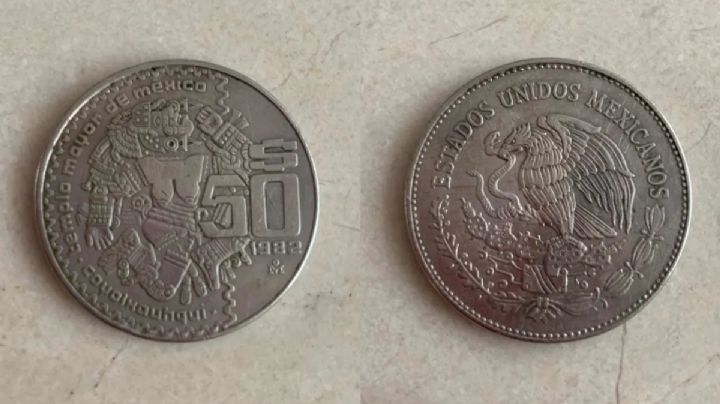 Pagan hasta 500 mil pesos por esta antigua moneda de 50 pesos lanzada en 1982