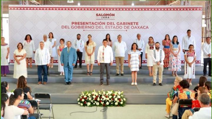 Integra Salomón Jara Cruz gabinete paritario; desde Oaxaca anuncia apoyo a reformas al INE