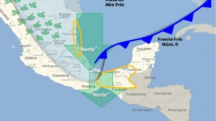 Frente Frío Número 9 provocará frío y lluvias en estas zonas de Oaxaca; toma tus precauciones