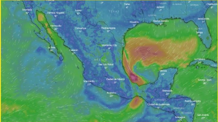 ¡No salgas sin suéter! Se pronostican vientos y lluvias por Norte en Oaxaca