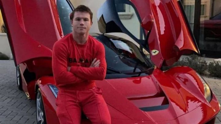 "Canelo" Álvarez presume impresionante Ferrari rojo; ¿cuánto vale el modelo "La Ferrari"?