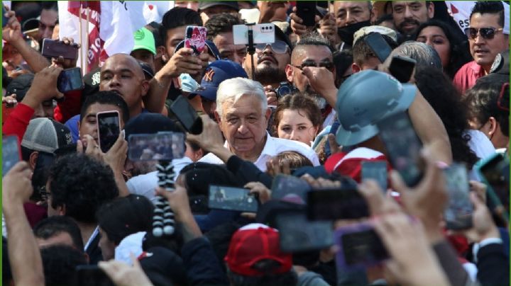 Así fue el discurso del presidente AMLO desde el Zócalo capitalino tras la Marcha del Pueblo