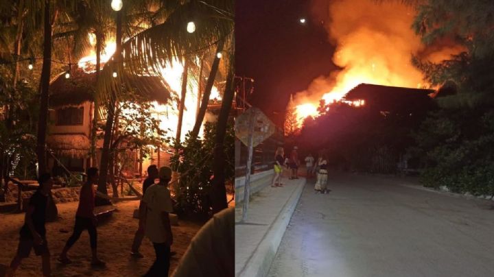 Incendio en Holbox: Los hoteles Tortuga y Mawimbi son consumidos por las llamas | VIDEO