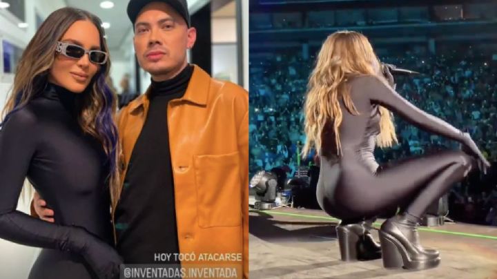 El VIDEO de Belinda en ajustado body negro que se hizo tendencia: "Con razón se la tatúan"