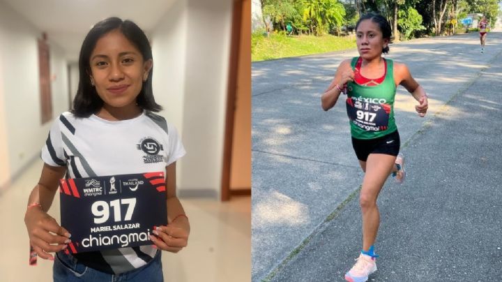 ¡Orgullo oaxaqueño! Corredora mixteca Mariel Salazar triunfa en campeonato mundial en Tailandia