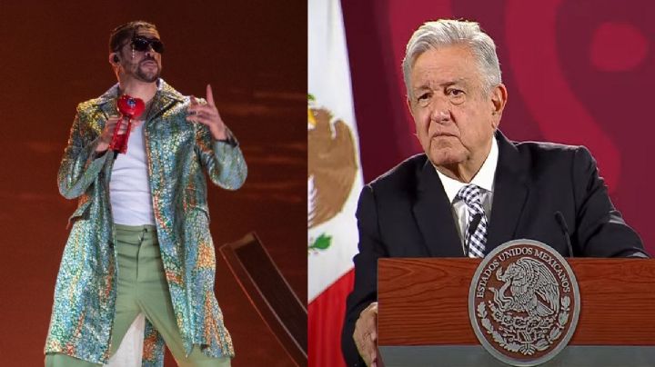 AMLO pide a Bad Bunny cantar en el Zócalo: "Me produjo sentimientos que jóvenes se quedaran afuera"