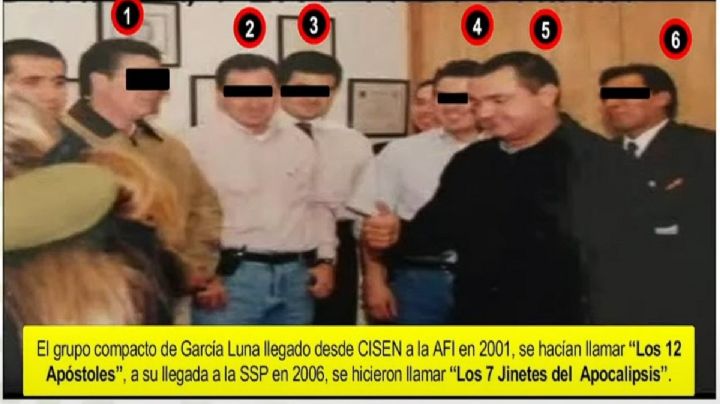 Los 7 jinetes del apocalipsis: García Luna y mandos de la policía que aceptaron narco sobornos