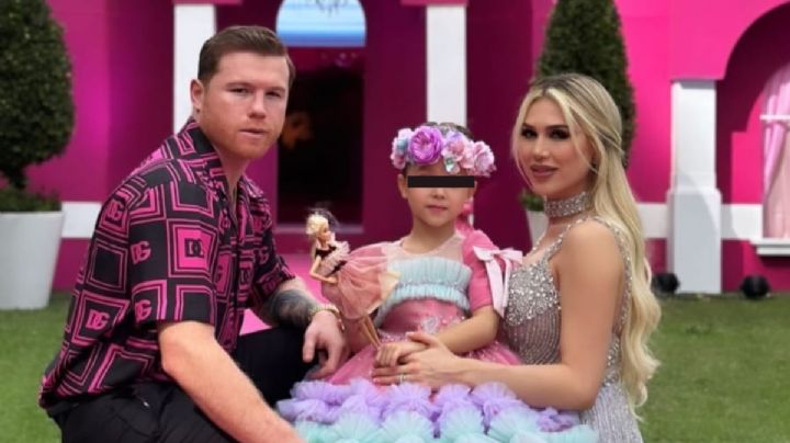 Canelo festeja el cumpleaños de su hija menor al estilo Barbie con una casa de muñecas tamaño real