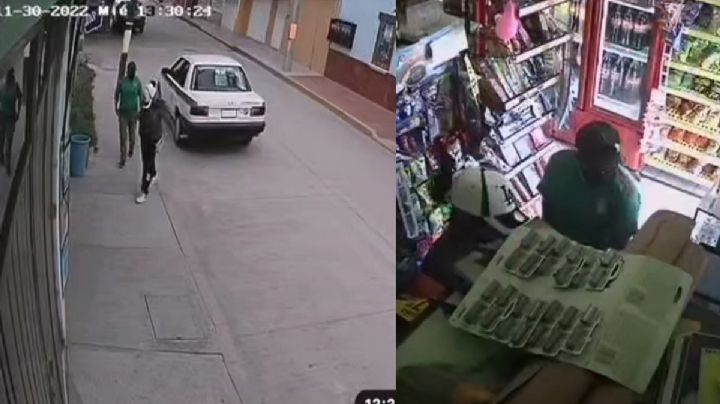 VIDEO | Aficionada de la Selección Mexicana asalta tienda en Huajuapan, Oaxaca; cómplice otra mujer