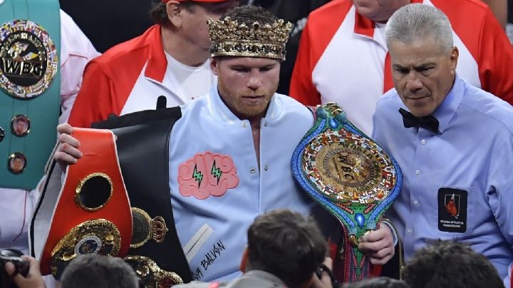 ¡Canelo Álvarez gana el Cinturón Guerrero Jaguar Zapoteca! "Di lo mejor de mi" | FOTOS