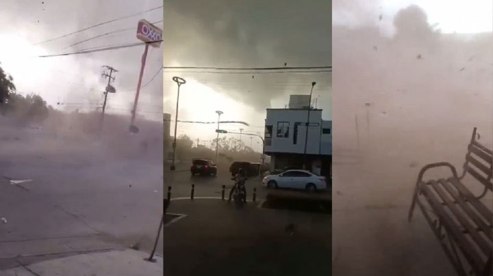 Tornado en Guamúchil, Sinaloa: VIDEOS del impactante momento en el que ráfagas azotan la ciudad