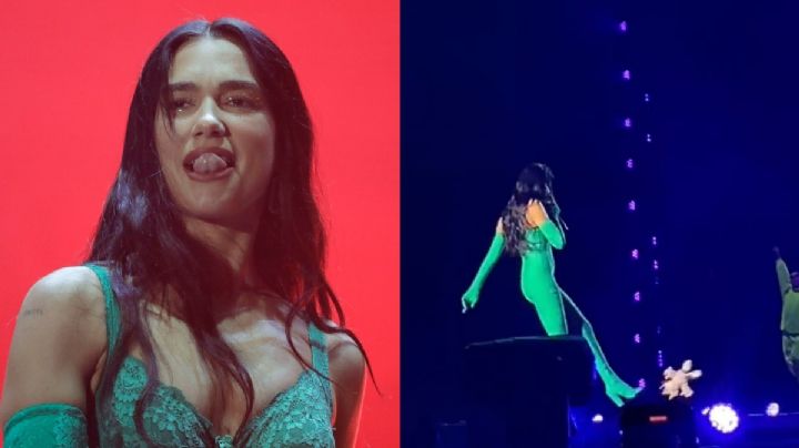 No solo tiró al Dr. Simi: Dua Lipa patea sombrero de mariachi que le llevaron sus fans | VIDEO