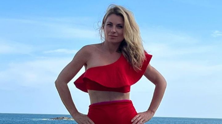 Ludwika Paleta presume cuerpazo en bikini rojo durante su visita a Huatulco | FOTOS