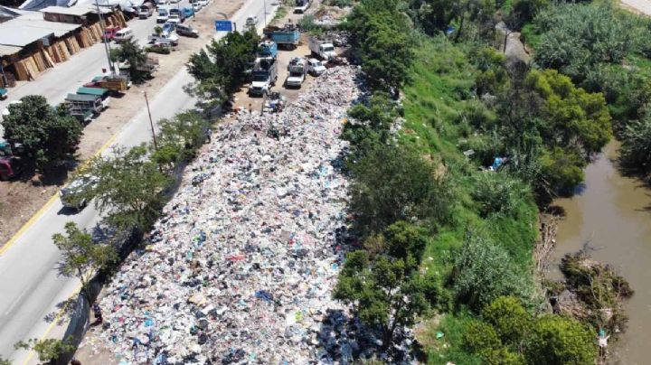 Río Atoyac es convertido en tiradero de basura; agua está 98% contaminada