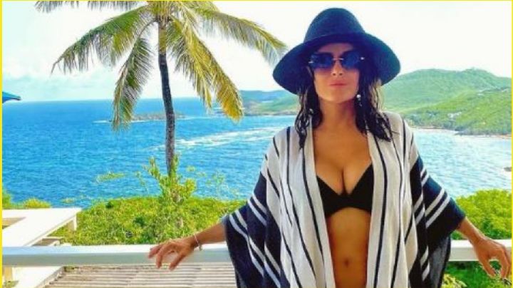 Salma Hayek: el sensual bikini rojo con el que la diva mexicana celebró 56 años | VIDEO