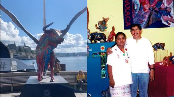 “Toro Alado”: Majestuoso alebrije oaxaqueño aterriza en Noruega; conoce a sus creadores | VIDEO