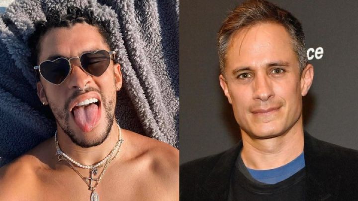 Bad Bunny y Gael García Bernal se besan en FOTOS filtradas; ¿en qué película va a salir?