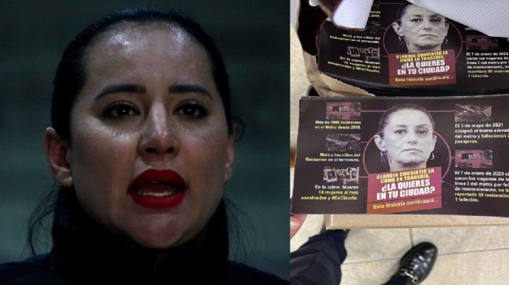 Encuentran propaganda contra Claudia Sheinbaum en oficinas de la alcaldesa Sandra Cuevas | VIDEO