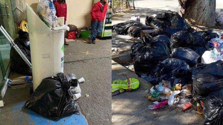 Hospital Civil de Oaxaca convertido en un basurero