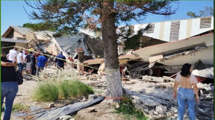 VIDEO | Colapsa techo de iglesia en Tamaulipas; hay varios muertos y atrapados