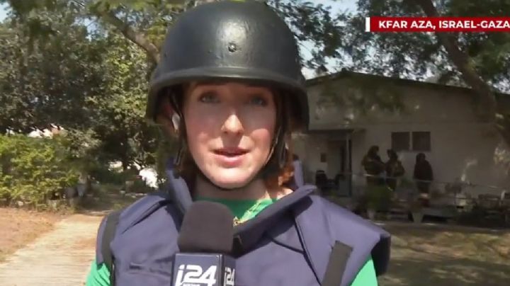 Entre lágrimas reportera narra noticia de 40 bebés asesinados por Hamás "Fueron sacados en camillas"