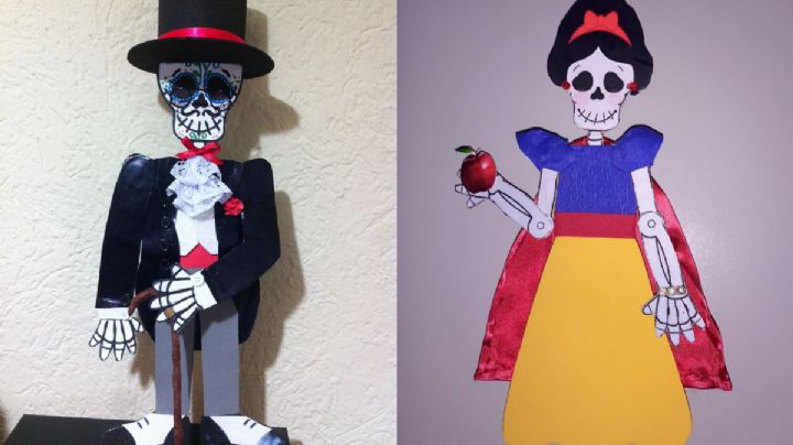 Cómo vestir una calavera de papel para niño: 10 ideas coloridas y creativas de Catrín y Catrina