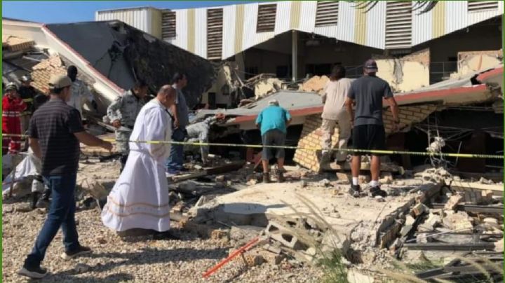 VIDEO | ¿Por qué colapsó la Iglesia Santa Cruz de Cd. Madero Tamaulipas? Lo que se sabe del derrumbe