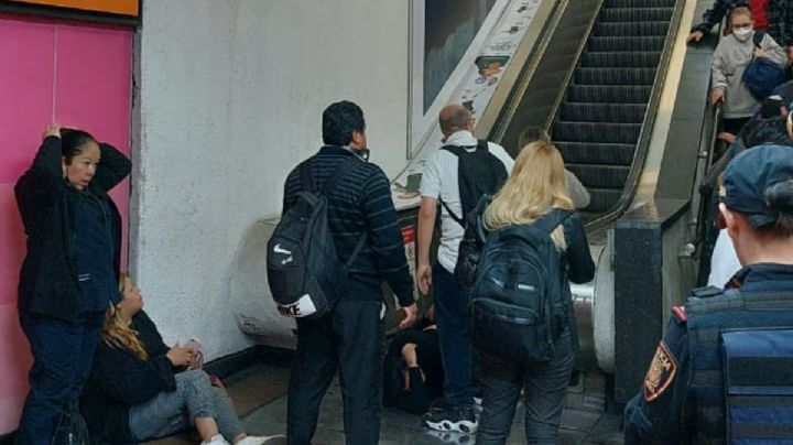 Accidente en Metro Polanco: Escaleras eléctricas fallan y 7 mujeres resultan lesionadas | VIDEO