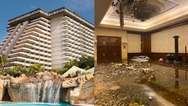 Huracán 'Otis' destroza parte del Hotel Princess de Acapulco; así quedó por dentro | VIDEO