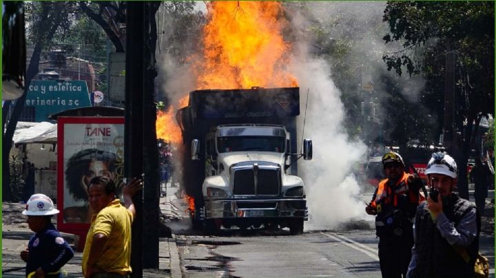 VIDEO | Explota camión repartidor de gas cerca del Estadio Azteca