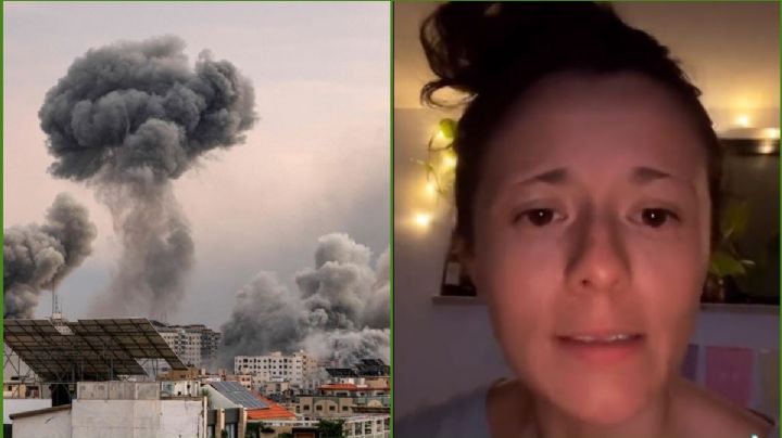 La actriz mexicana Greta Cervantes muestra cómo son los refugios antibombas en Israel | VIDEO