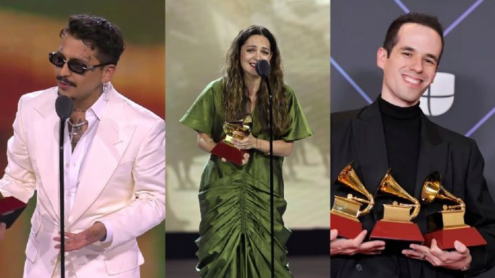 Latin Grammy's 2023: Lista de mexicanos que ganaron un gramófono