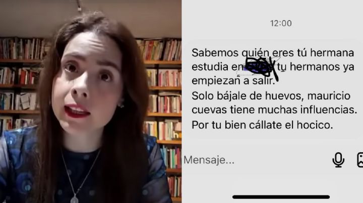 VIDEO | Amenazan a Maryfer Centeno por hablar del caso Pau Florencia y Mau Cuevas