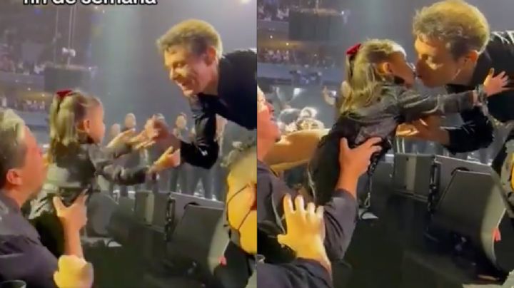 Luis Miguel besa a niña pequeña durante concierto en CDMX y las redes explotan | VIDEO