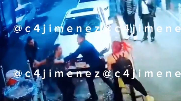 VIDEO de sujeto 'mala copa' apuñalando a guardia de seguridad en CDMX se hace viral