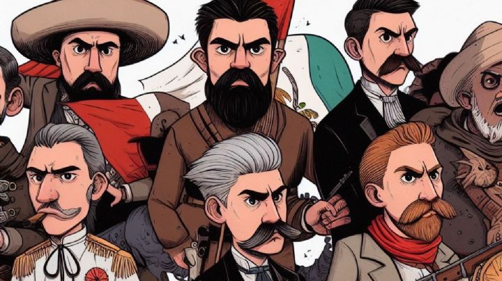 Revolución mexicana para niños: Imágenes de los personajes principales para ilustrar la tarea