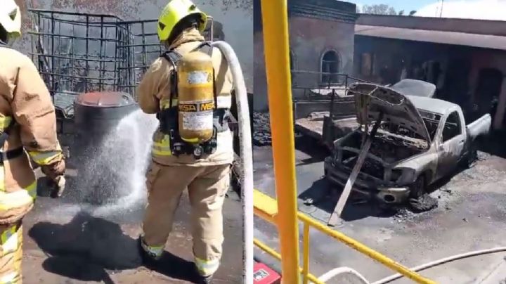 Terrible incendio destruye casa de cultura en San Pedro Comitancillo en el Istmo de Tehuantepec