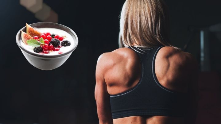 Receta fácil para aumentar masa muscular con el mejor yogur griego según la Profeco