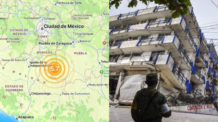 Así de cerca estuvo el epicentro del sismo de hoy con el del terremoto del 2017 en México