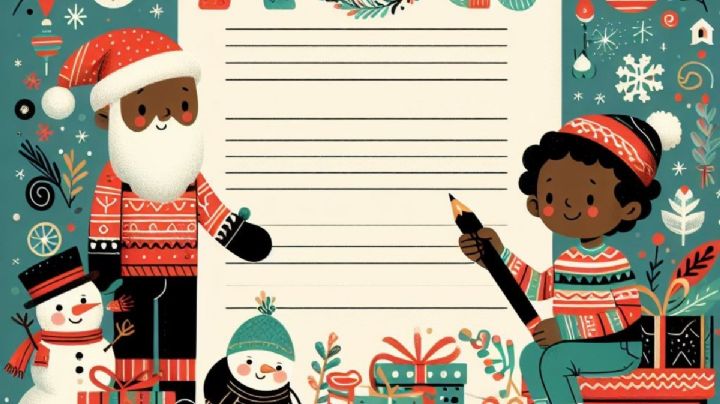 Cartas de Navidad para imprimir: Escribe tus deseos para Santa Claus con estos diseños