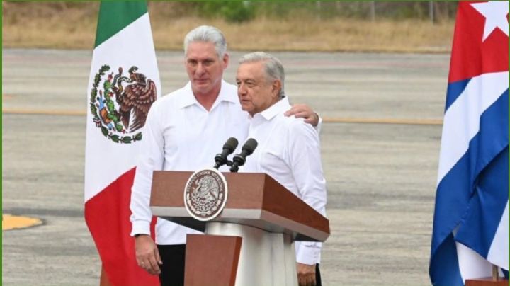 AMLO refrenda relación con Cuba y pide alto al bloqueo de EU