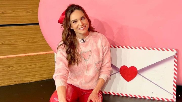 Tania Rincón celebra San Valentín regalando flores, ¿a quién se las regaló? | VIDEO